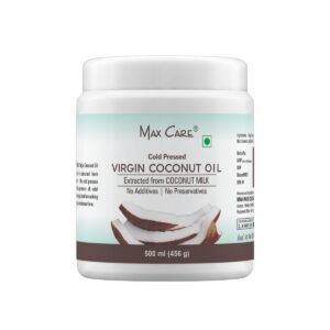 Maxcare Virgin Coconut Oil (Cold Pressed) 500ML - Wide Mouth
